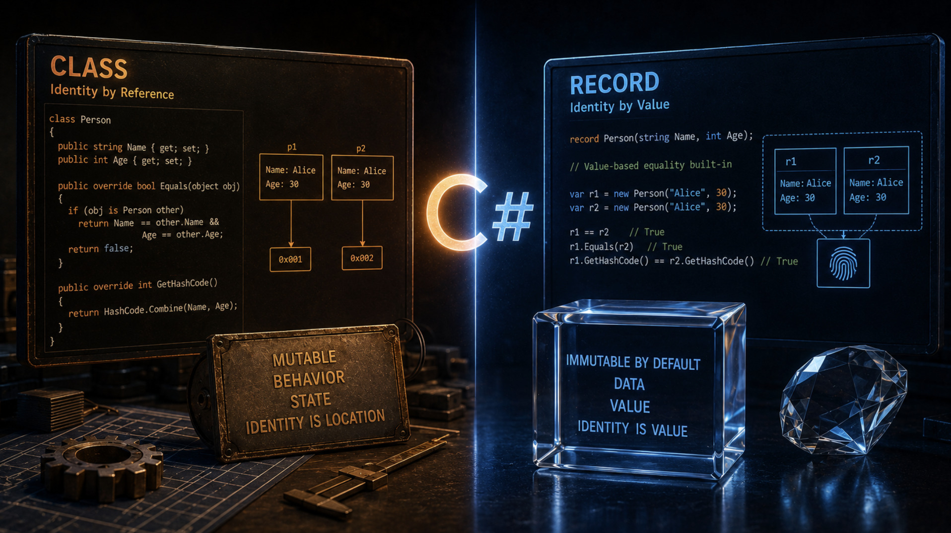 Records and Classes in C# and When Each One Fits